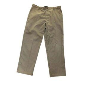 2/$30 Dockers Khaki Dress Pants Mens 36x32 Classic Fit Slacks Beige Pleated Trou